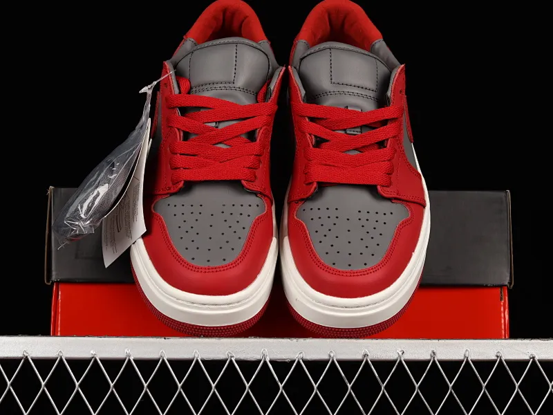 All categories Air Jordan Jordan series basketball shoes Air Jordan 1 Low Air Jordan 1 Elevate Low SE "Wolf Grey" Little AJ thick-soled retro basketball shoes DH7004-006